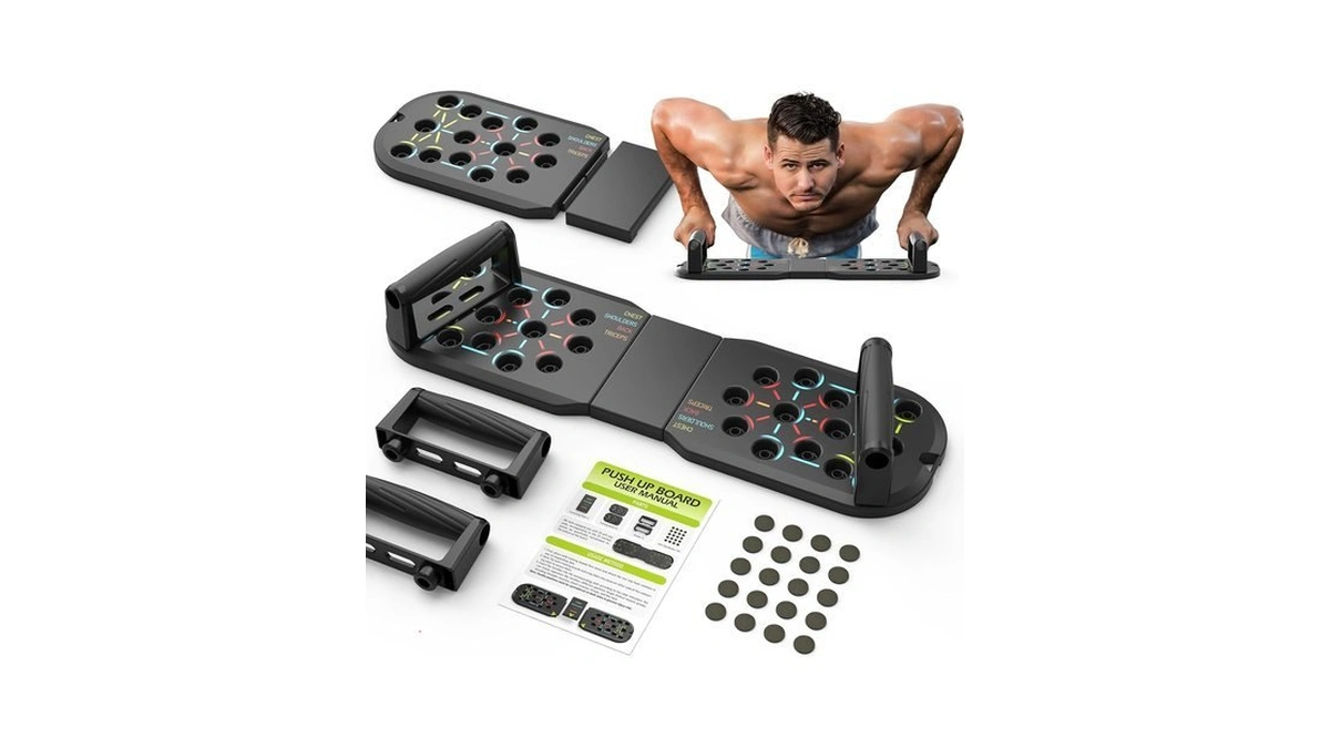 Jloibap Push Up Board Fitness, Workout Home Gym Equipment, 20