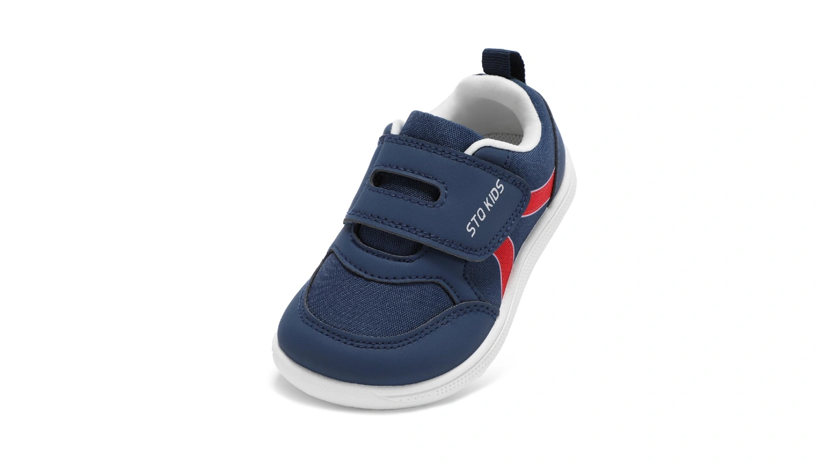 Toddler Shoes Boys Wide Toe Box Barefoot Sneakers Tennis Navy