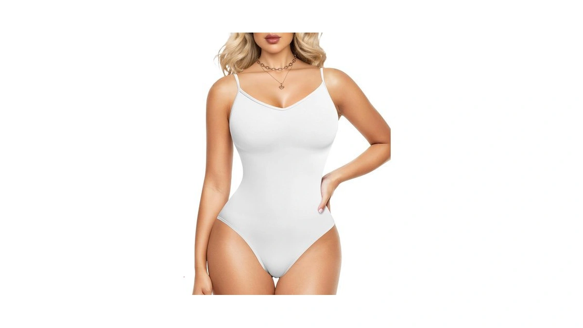 Nebility Bodysuits For Women Tummy Control Body Suits Seamless Shapewear