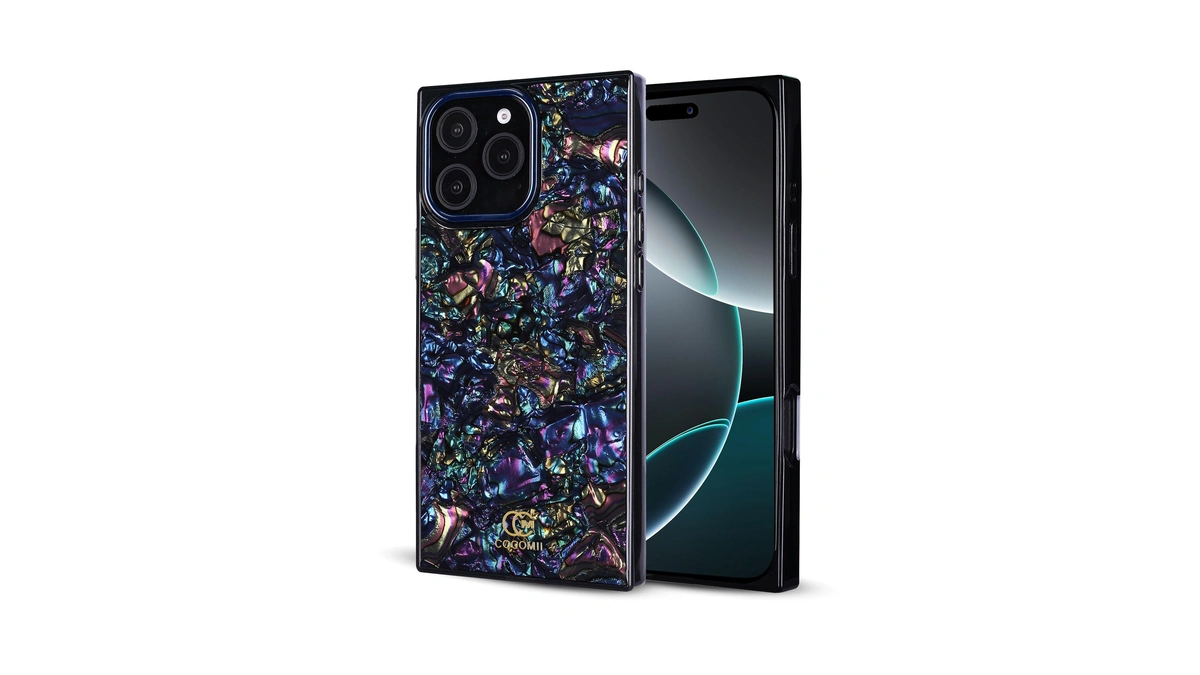 Cocomii Rectangle For Iphone 16 Pro Max Case, Nebula Abalone