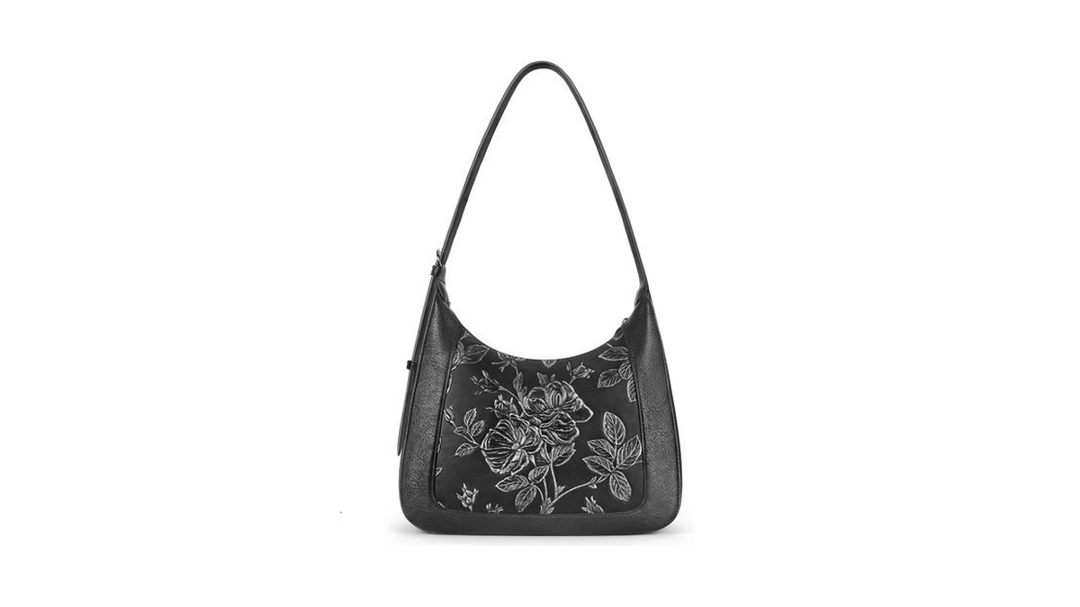 Small Crescent Shoulder Bag For Women,vegan Leather Purses For Daily