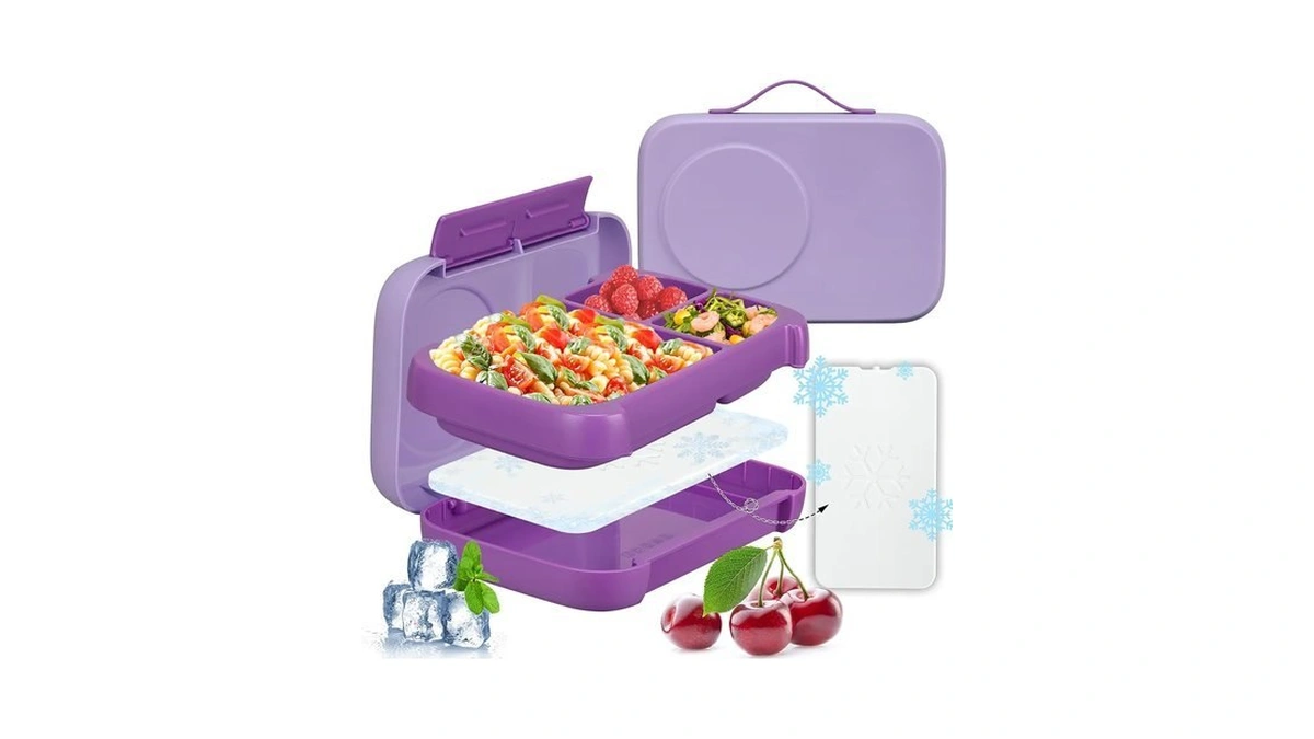 Jxxm Bento Box For Kids,kids Bento Lunch Box With Built-in