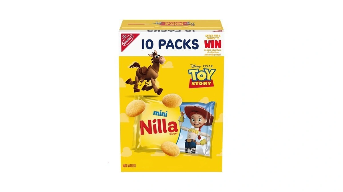 Nilla Wafers Mini Cookies, Vanilla Wafers, 10 Snack Packs