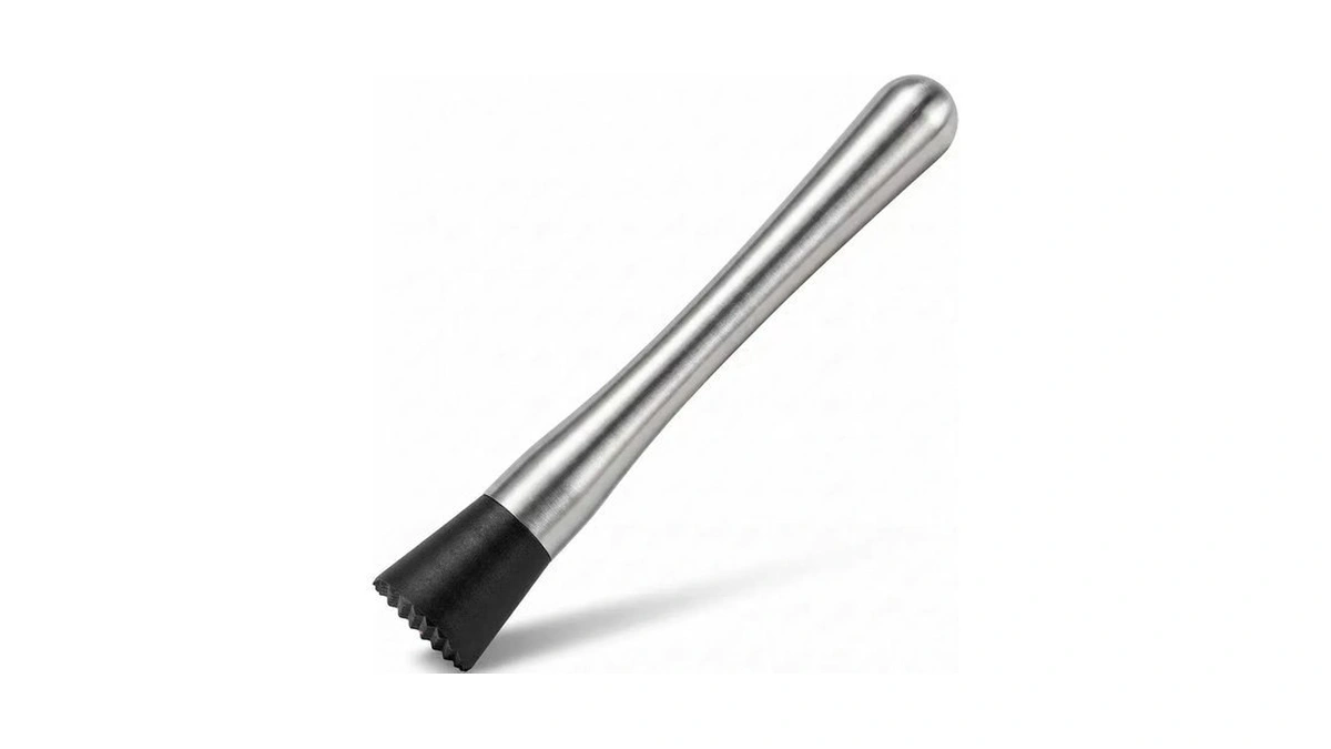 Faogo Muddler For Cocktails, 9.84" Premium 304 Stainless Steel Cordless