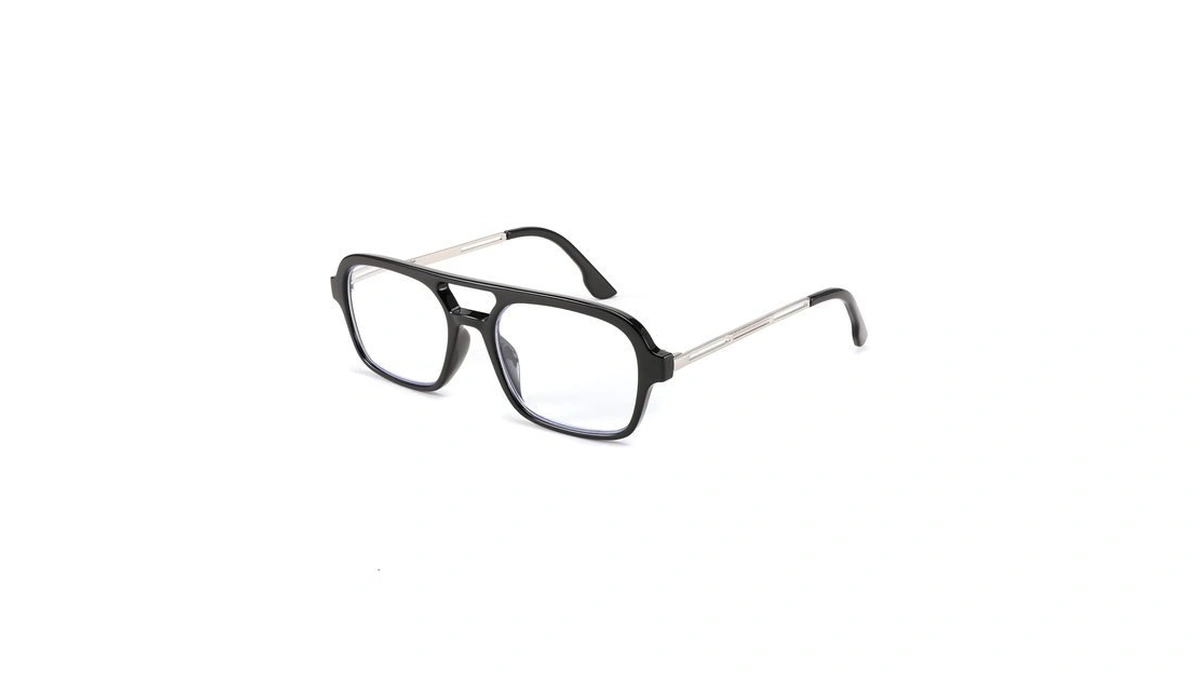 Feisedy Retro Square Blue Light Blocking Reading Glasses For Women
