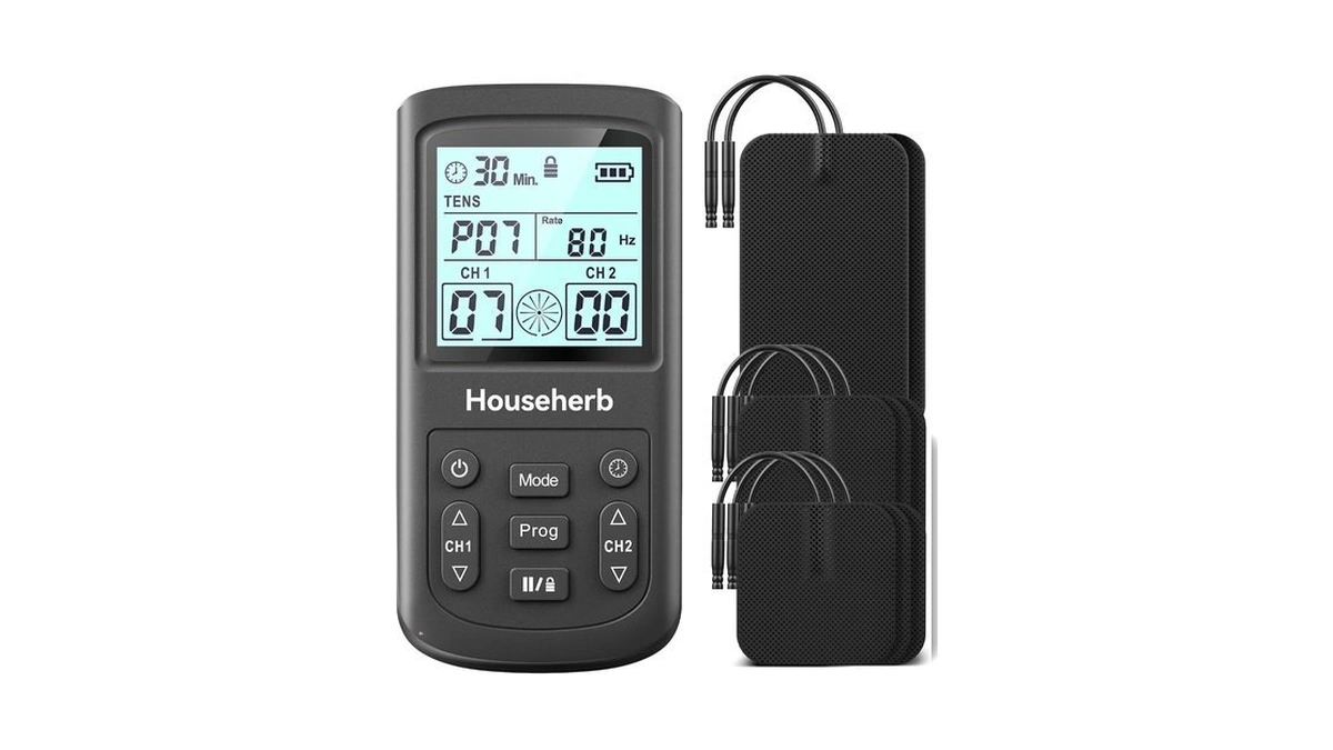 Tens Unit Muscle Stimulator For Pain Relief, Ems Massager, Dual