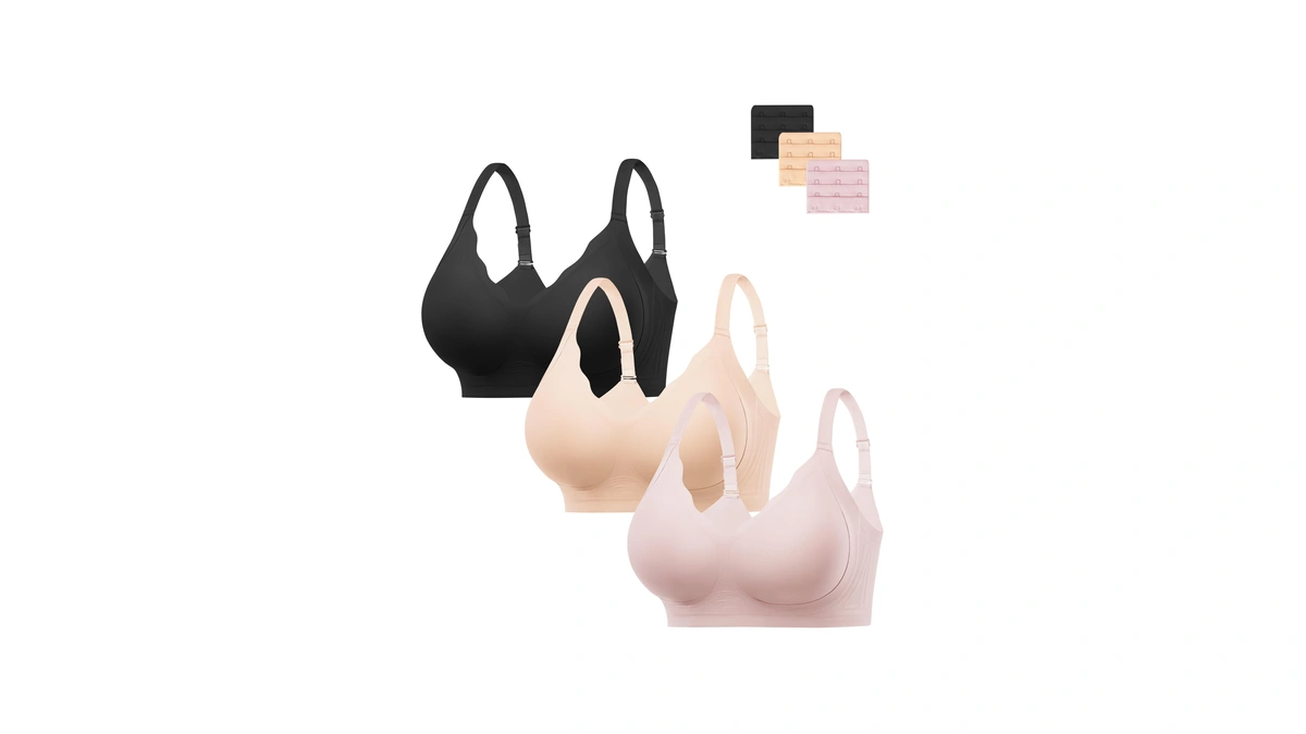 Hbselect Jelly Bras For Women Seamless Comfy Push Up Wireless