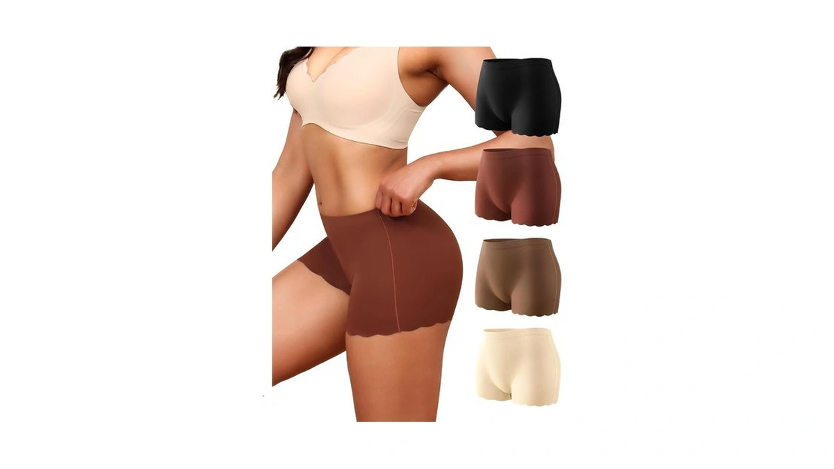 Levao Seamless Boyshort Underwear For Women High Waisted No Show