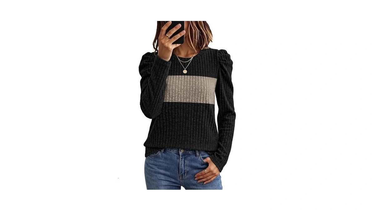 Wiholl Fall Outfits For Women Long Sleeve Winter Clothes Black