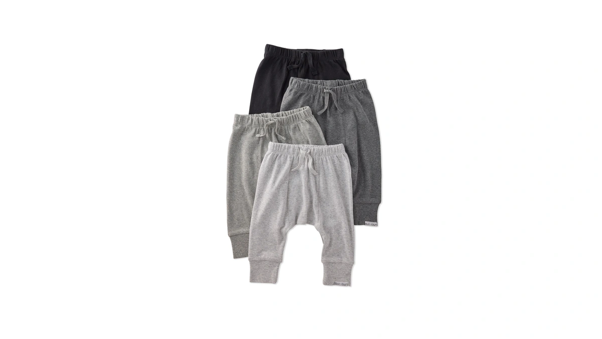 Butterblu Jordan 4-pack Jogger Pants 100% Organic Cotton Bottoms