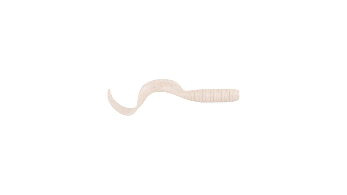 Berkley Gulp! Grub Fishing Soft Bait, White, 8- Inch
