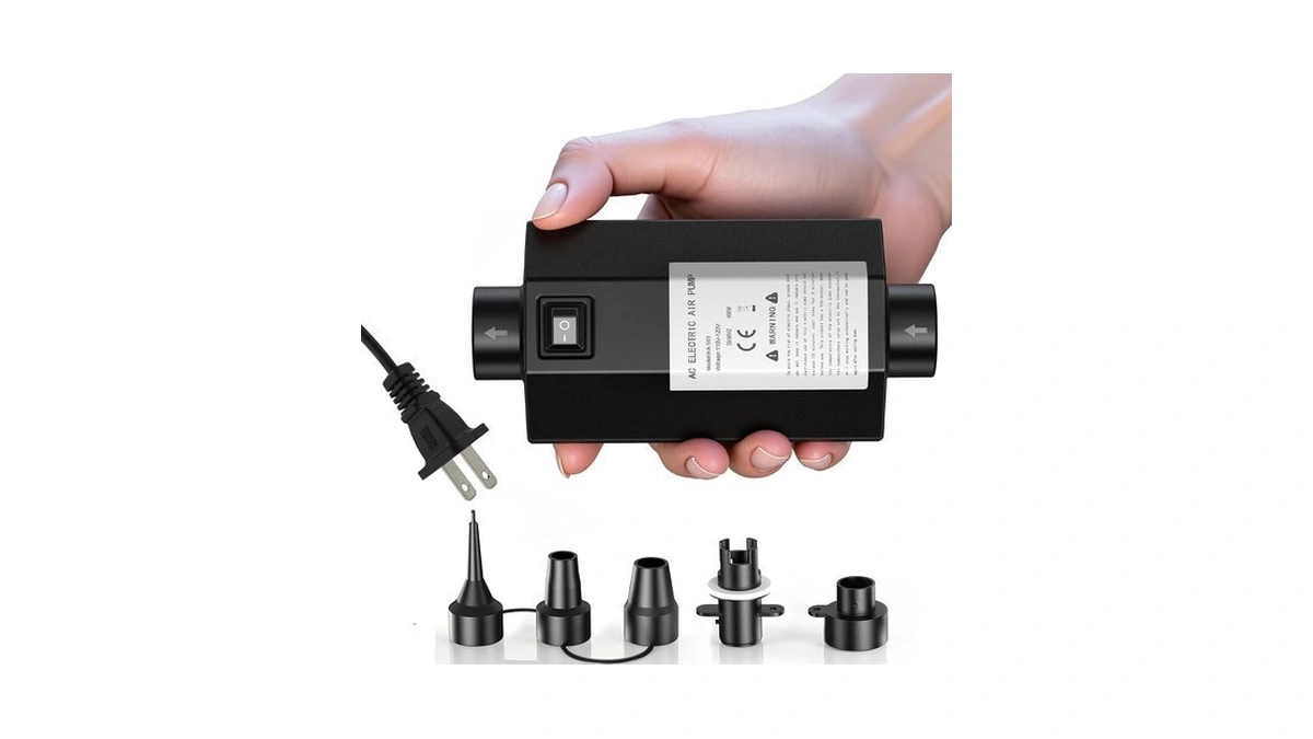 Fumxi Electric Air Pump For Inflatables, Quick-fill Air Pump With