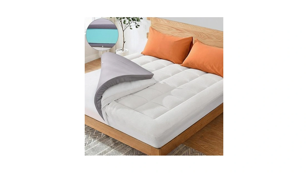 Nexhome Pro Dual Layer 3 Inch Memory Foam Mattress Topper