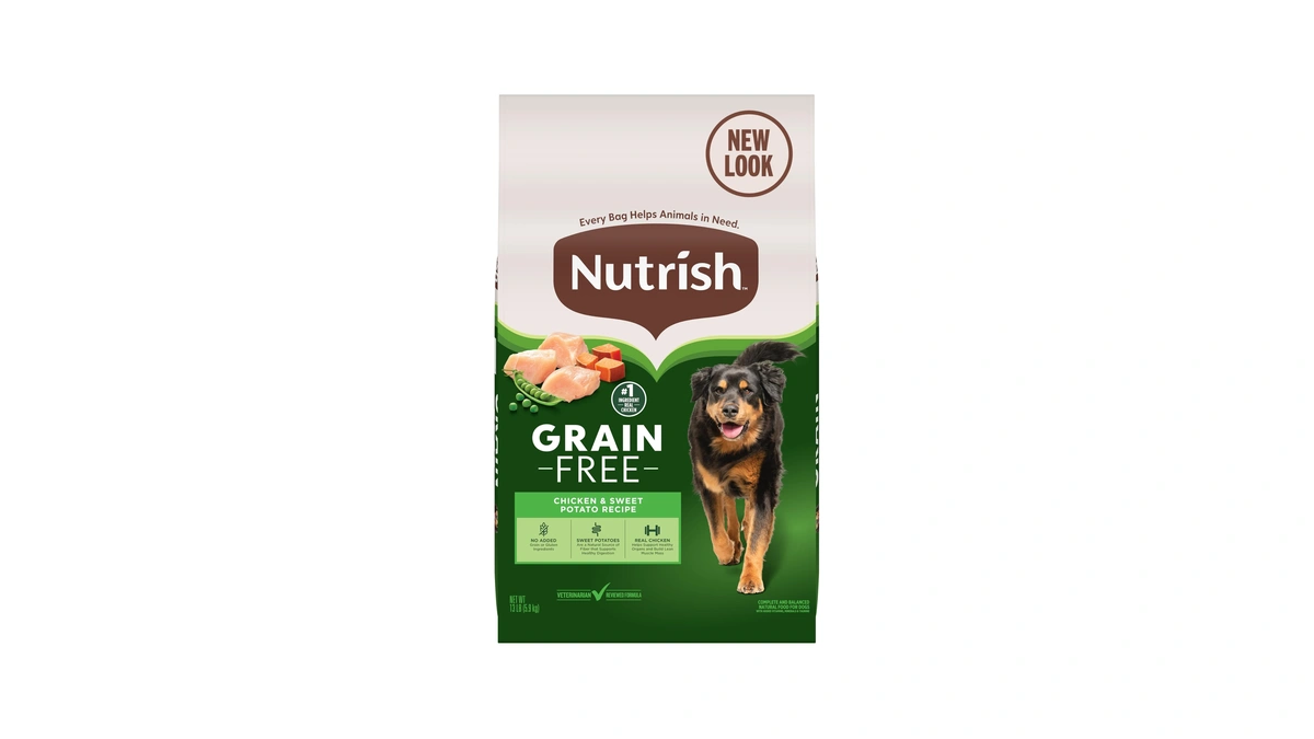 Nutrish Grain Free Chicken Dry Dog Food, 13 Lb. Bag,