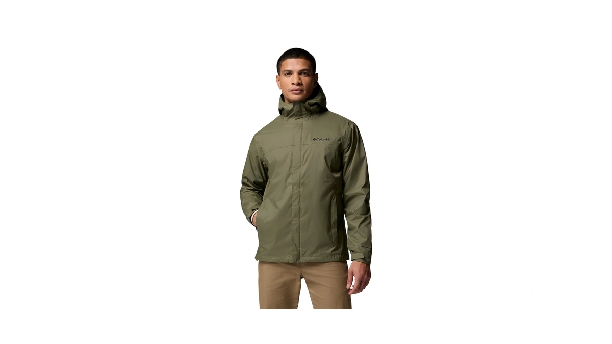 Columbia Men's Watertight Ii Waterproof Rain Jacket, Stone Green, X-large