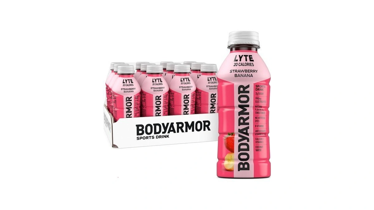 Bodyarmor Lyte Sports Drink, Strawberry Banana, 16 Oz (12 Pk)