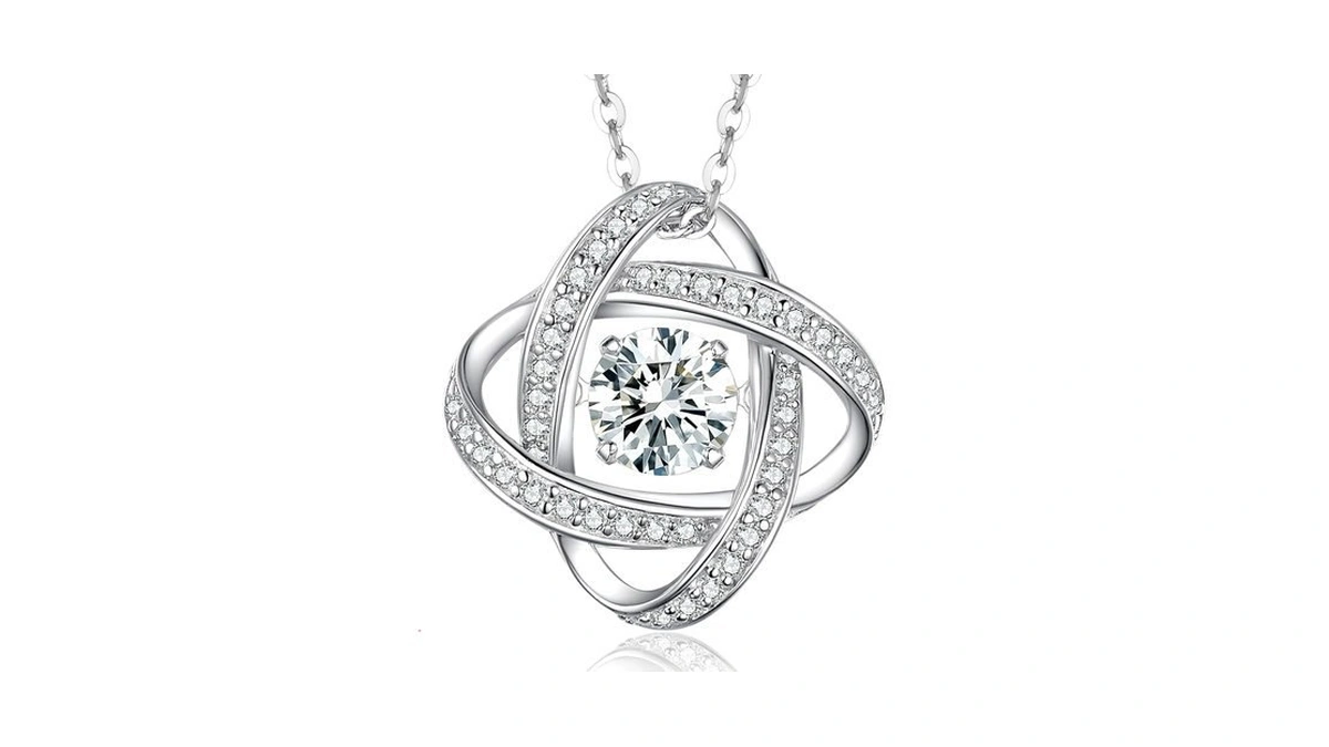 Boya Moissanite Necklace For Women, Dancing Necklace For Anniversary Mother's