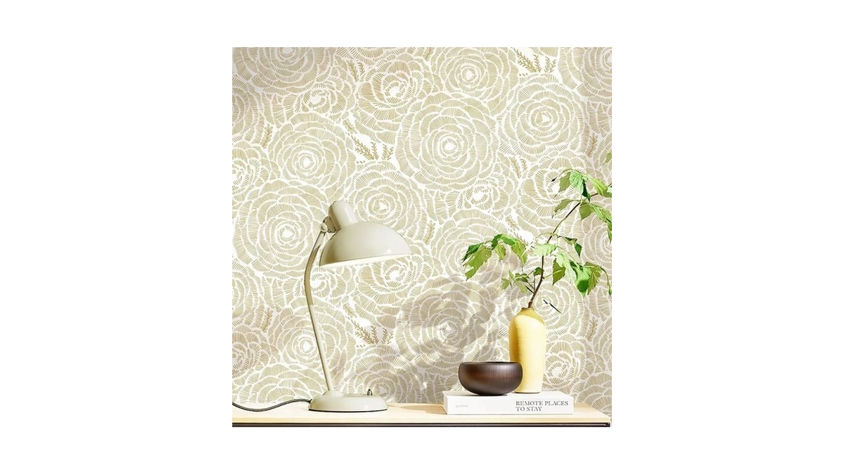 Ciciwind 590" × 16" Peel And Stick Wallpaper White And
