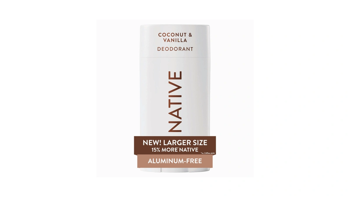 Native Aluminum Free Deodorant, Coconut & Vanilla, Large Size Stick,
