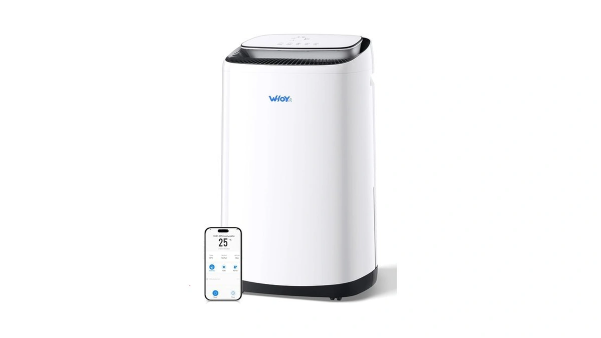 Whoy 80 Pint Dehumidifier For Basement, 50 Pint Doe, Drain