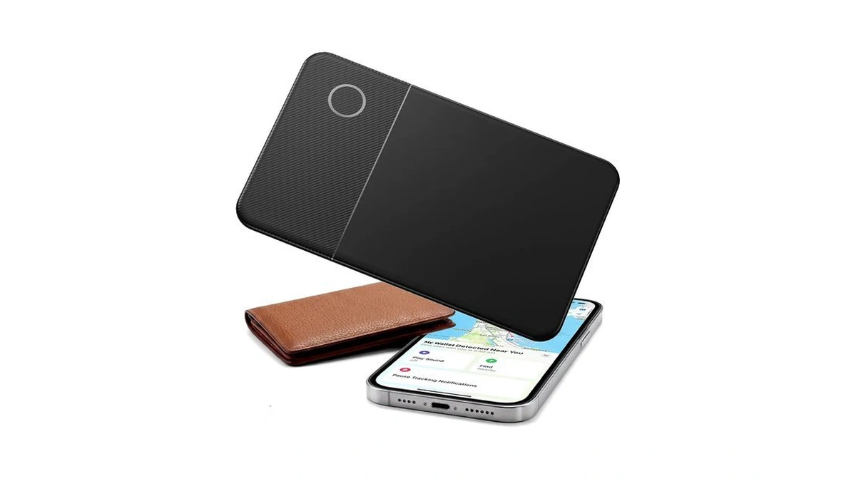 Ultra-slim Wallet Tracker Card, Works With Apple Find My &
