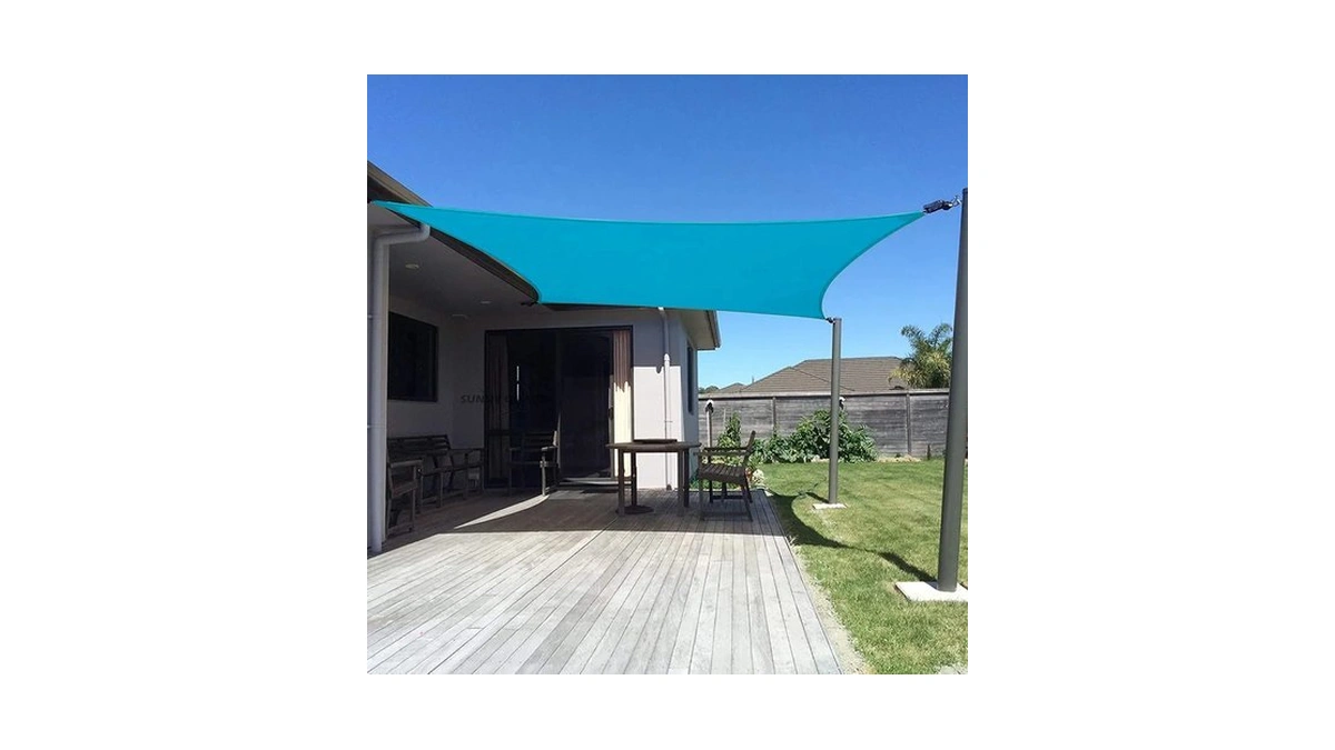 Sunny Guard 7' X 13' Rectangle Shade Sail 95% Uv