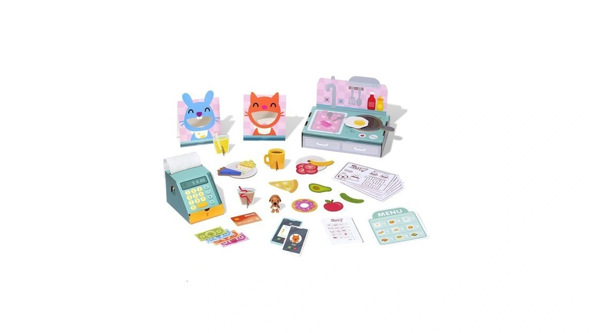 Sago Mini Pet Café Activity Box With Pretend Play Kitchen