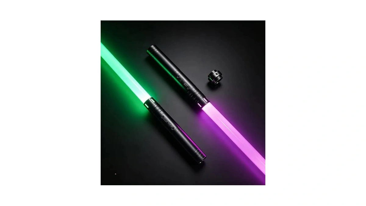 Lightsabers, 2-pack Dueling Light Sabers, Metal Hilt With Connectors