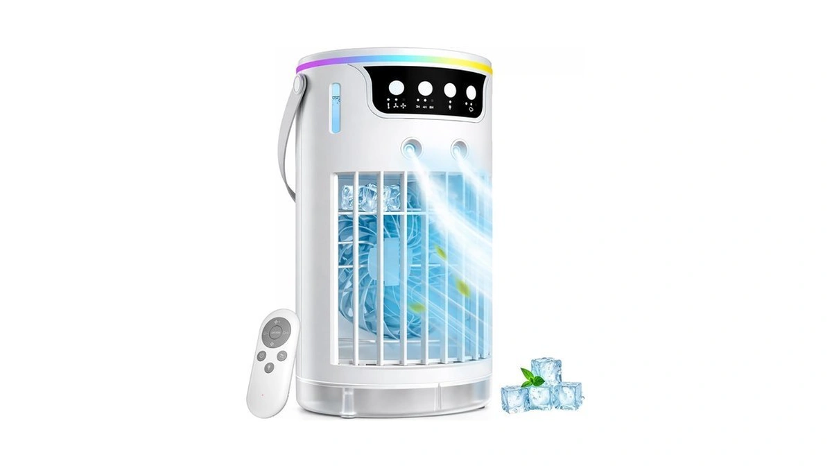 Portable Air Conditioners Fan, 1200ml Personal Evaporative Air Cooler With