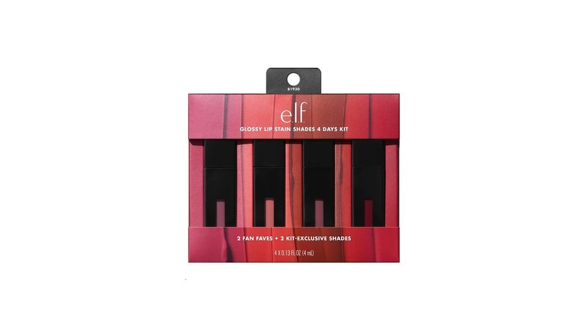 E.l.f. Glossy Lip Stain Shades 4 Days Kit