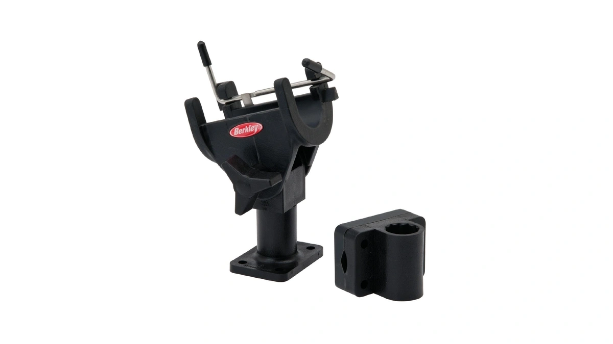 Berkley Quick-set Boat Rod Holder, Sturdy Polypropylene Construction, Mountable With