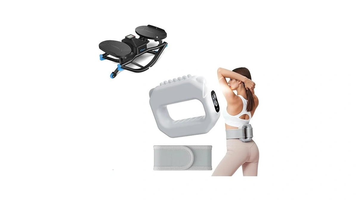 Merach Vibration Plate & Rocking Stepper, Whole Body Workout Equipment