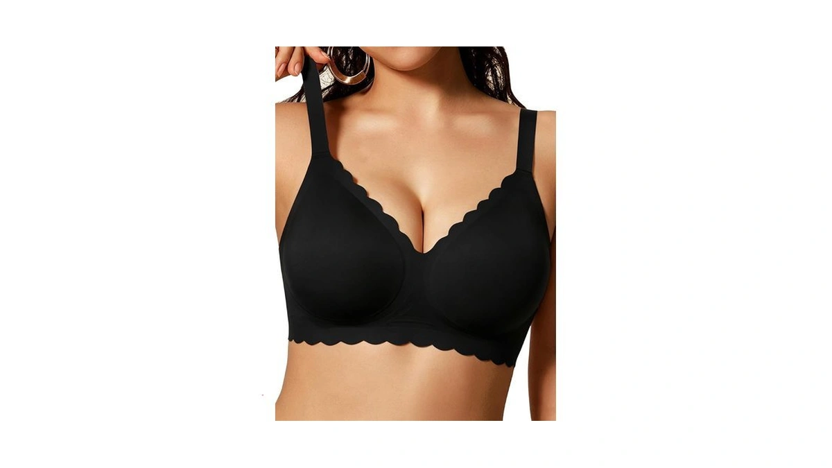 Cocomarts Jelly Bras For Women No Underwire Push Up Bra