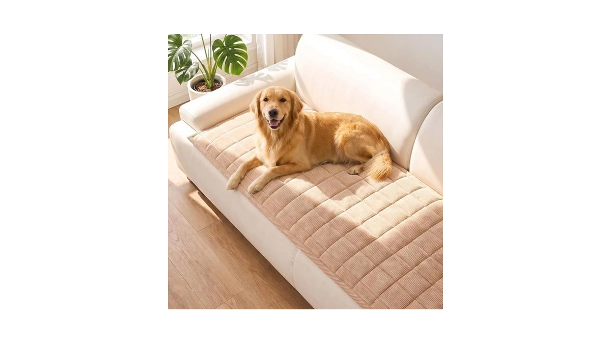Haoyong Couch Covers For Dogs Washable, Non Slip Fuzzy Durable