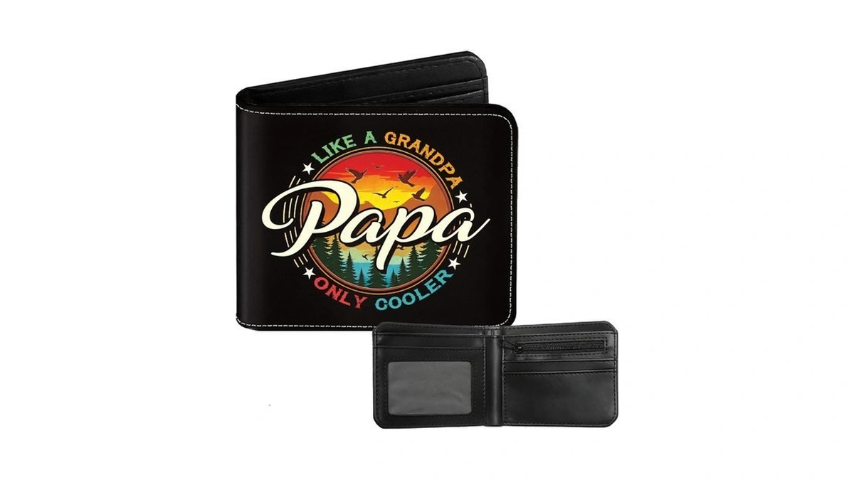 Lariau Father Day Gift For Dad, Papa Bifold Wallet For