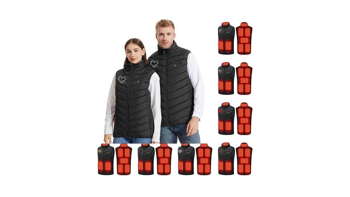 Heated Vest For Men Women 8 Heating Zones And 3