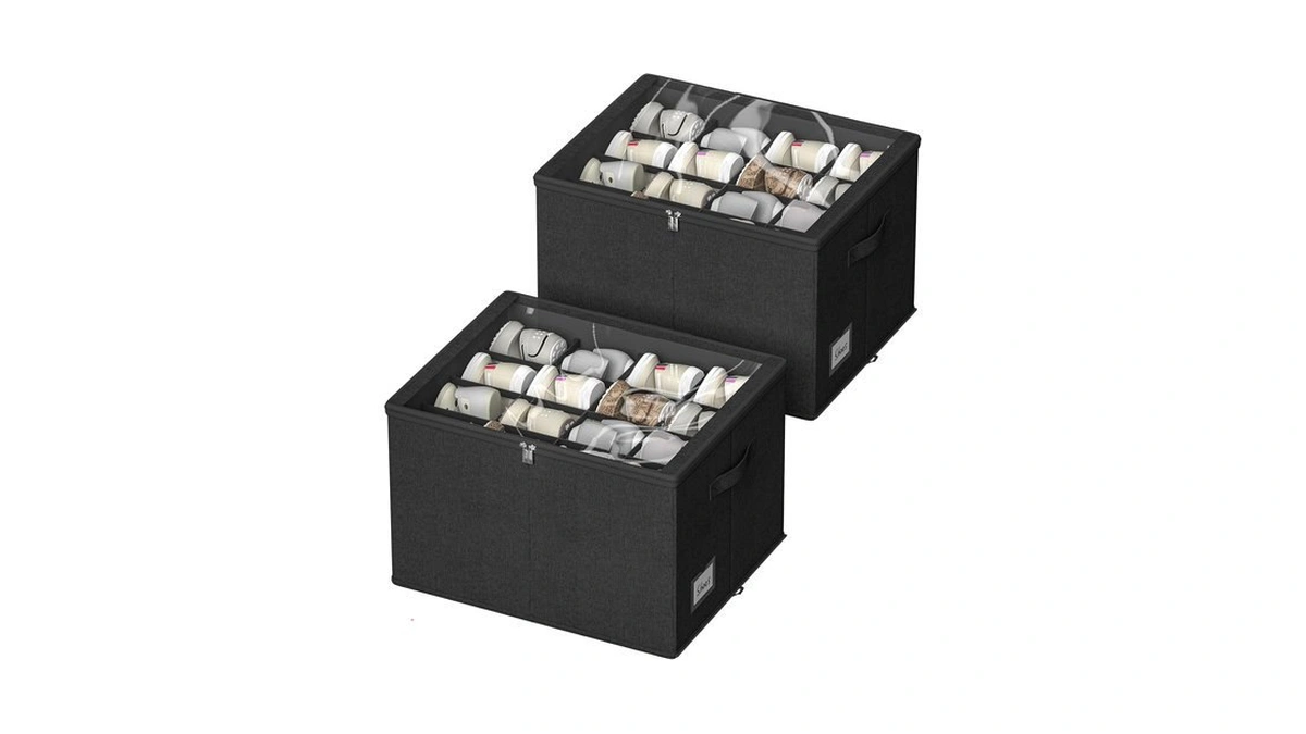 Dywmm Shoe Organizer For Closet, 2 Pack Foldable Shoe Storage