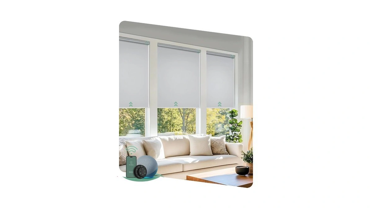 Yoolax Motorized Blinds With Remote, Smart Blinds For Windows, Custom