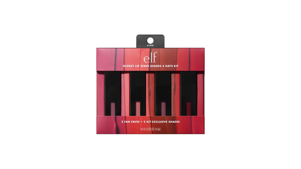 E.l.f. Glossy Lip Stain Shades 4 Days Kit