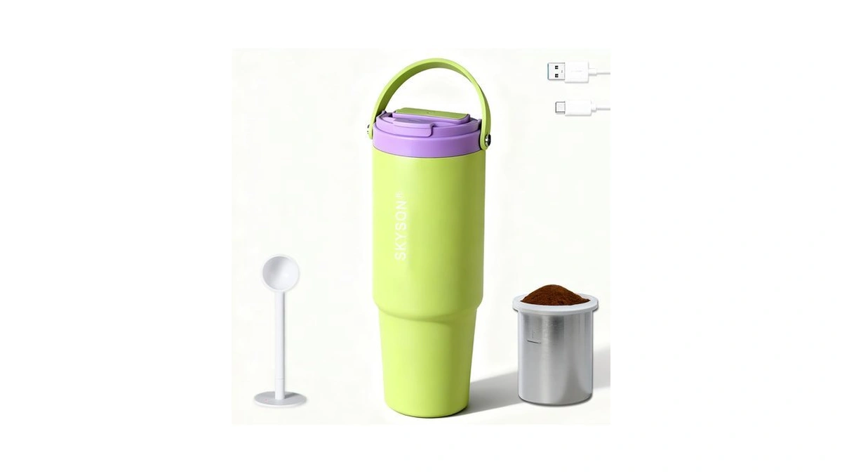 Minkah Fast Extraction Mini Electric Coffee Maker - Portable Filter