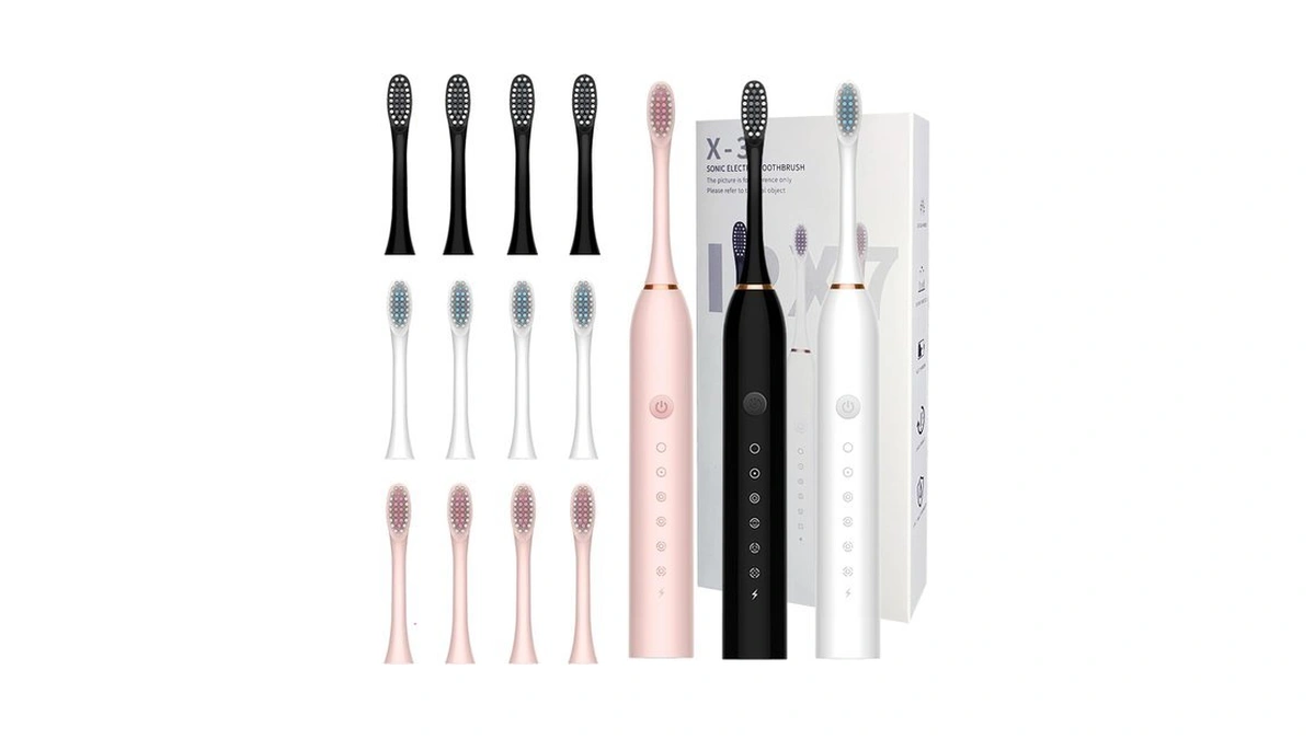 3 Pack Electric Toothbrush 6 Mode Electric Toothbrushes For Travel