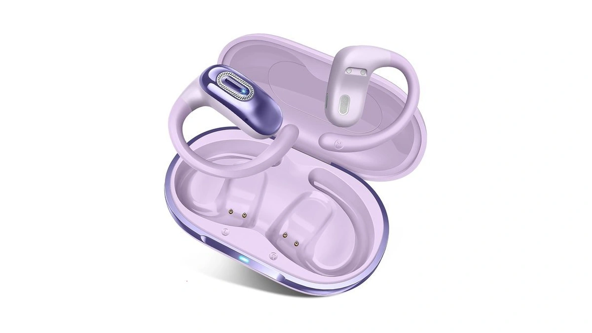 Open Ear Headphones, New Over Ear Earbuds With 4 Enc