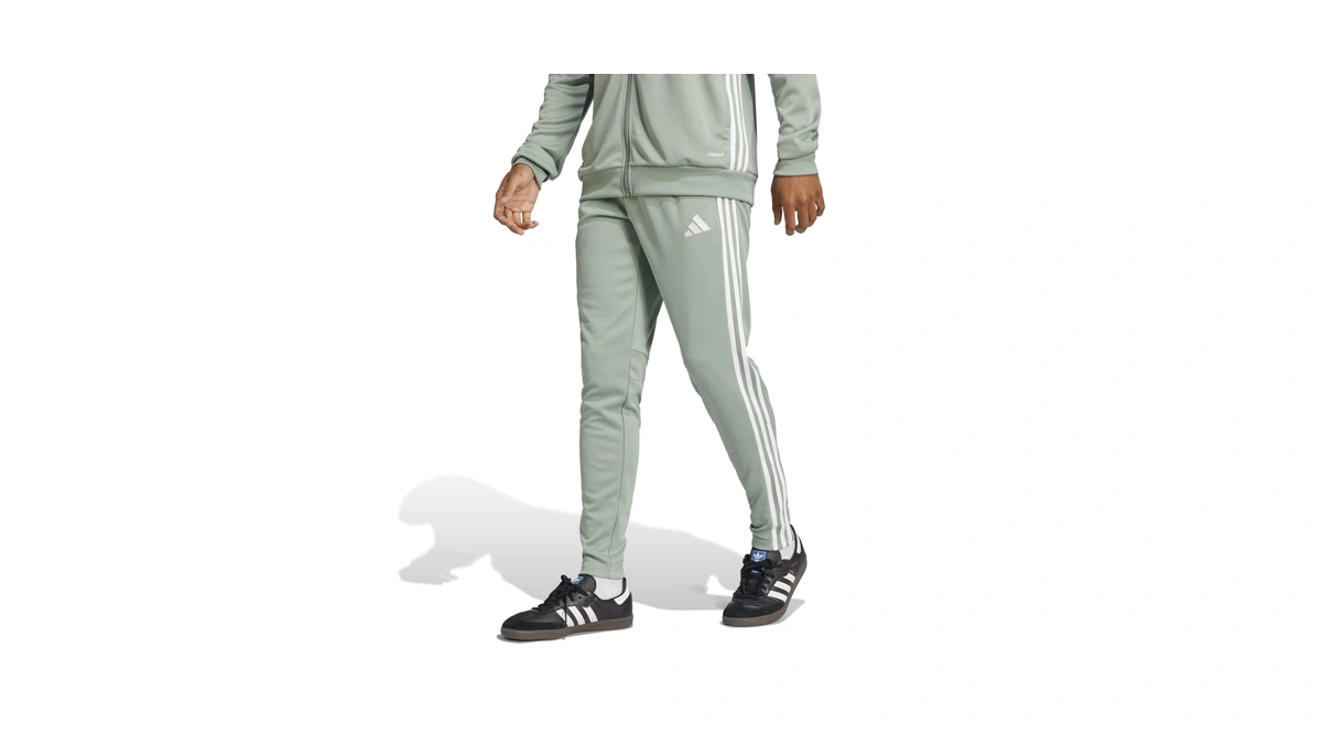 Adidas Mens Tiro 25 Essentials Training Soccer Pants, Silver Green/white,