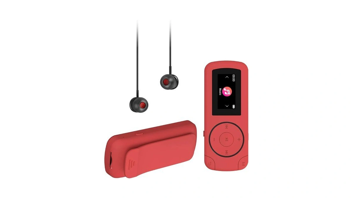 Wiwoo 64gb Clip On Mini Mp3 Player With Bluetooth,fm Radio,shuffle