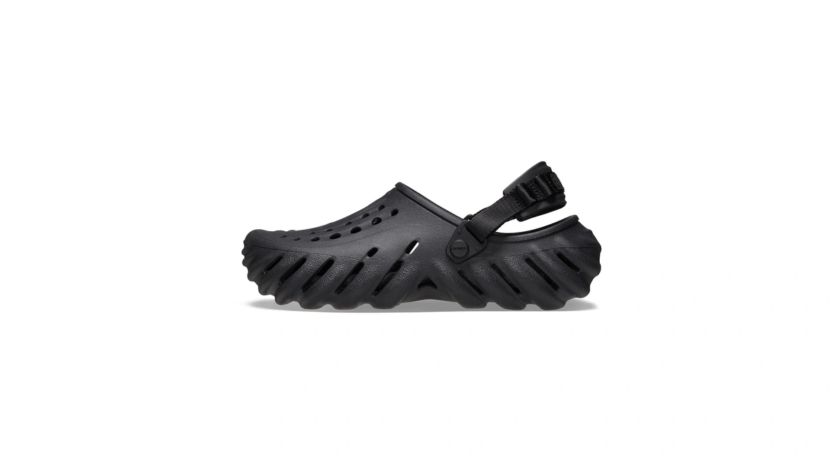 Crocs Unisex-adult Echo Clog, Black, 11 Women/9 Men