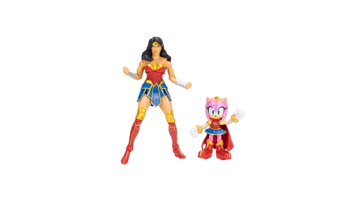 Dc X Sonic The Hedgehog Amy As Wonder Woman &