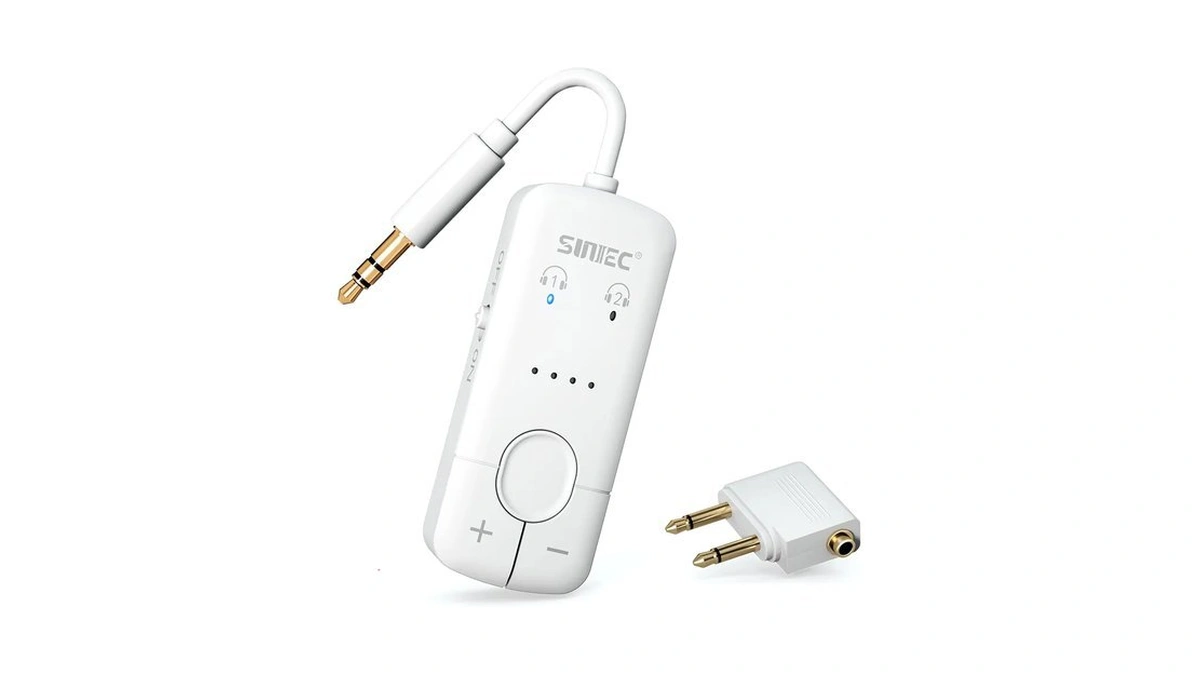 Sunitec Bluetooth 5.3 Transmitter Adapter For Airplane, Dongle For Flights