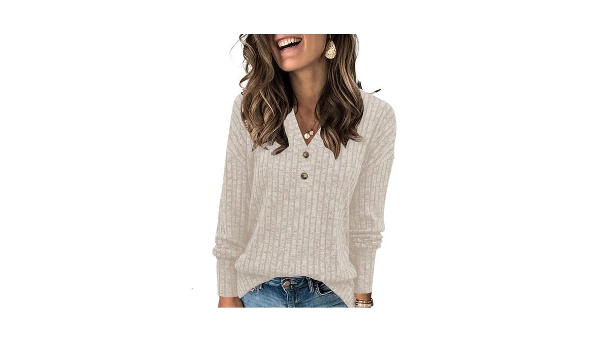 Dimur Womens Tops Dressy Casual Button Down Shirts Long Sleeve