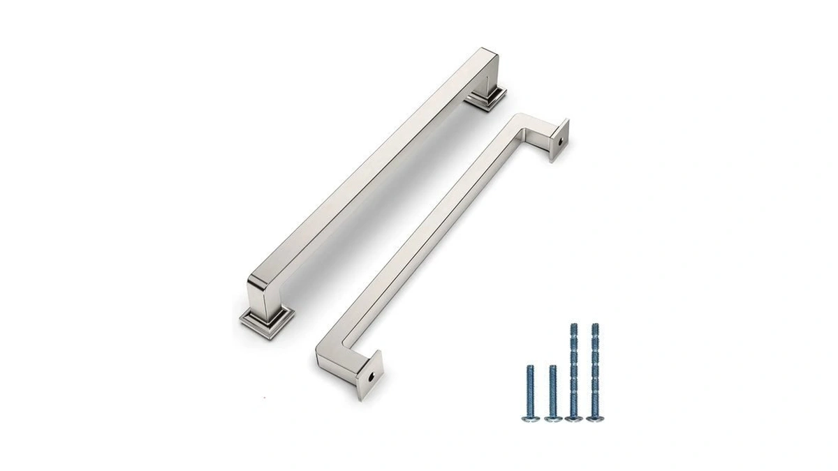 Knoklock 10 Pack 6.3 Inch(160mm) Kitchen Cabinet Handles Brushed Satin