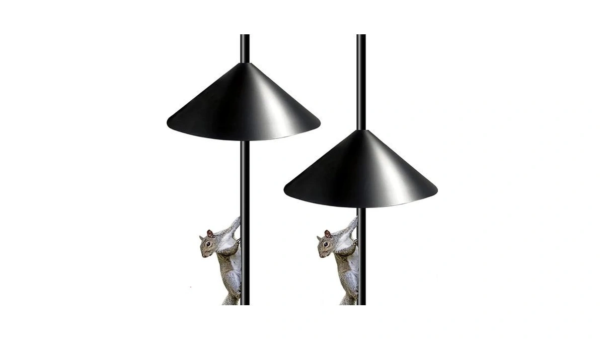 Fandature 19 Inch Pp Squirrel Proof Baffle For Protecting Outside